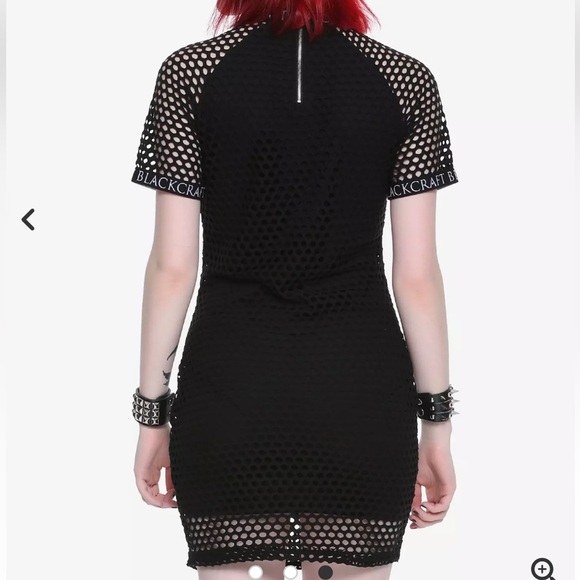 BLACK CRAFT CULT BODYCON   FISHNET DRESS - Picture 5 of 6